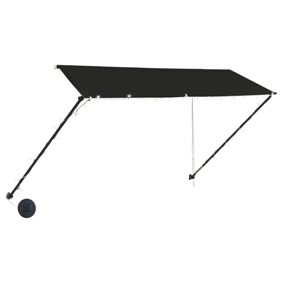 Auvent rétractable avec LED 300x150 cm Anthracite - 3