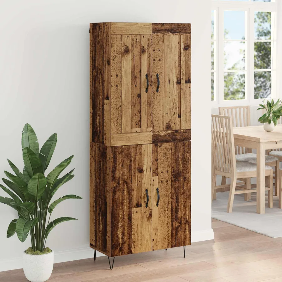Haut Armoire Bois Ancien 69,5 x 34 x 180 cm Bois d'ingénierie - 4
