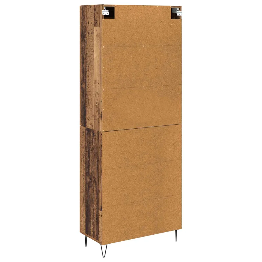 Haut Armoire Bois Ancien 69,5 x 34 x 180 cm Bois d'ingénierie - 8