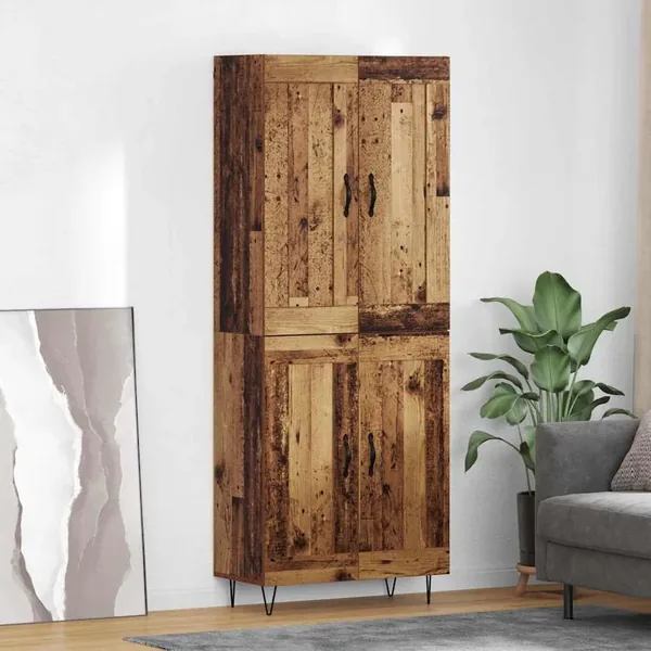 Haut Armoire Bois Ancien 69,5 x 34 x 180 cm Bois d'ingénierie