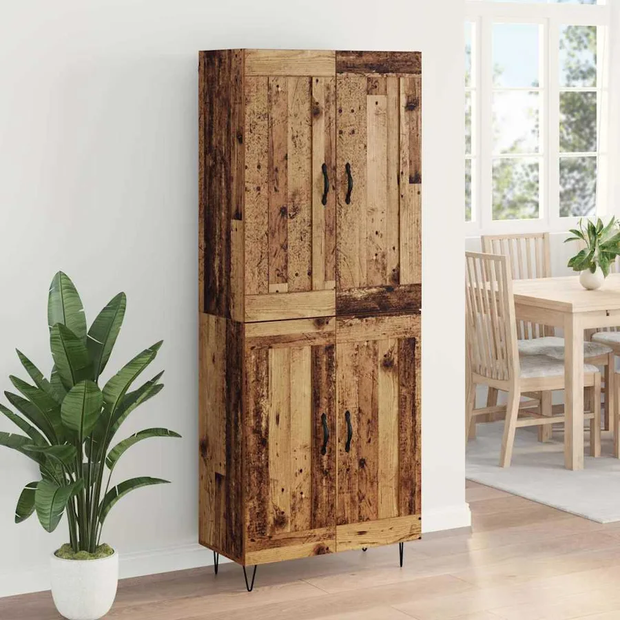 Haut Armoire Bois Ancien 69,5 x 34 x 180 cm Bois d'ingénierie - 4