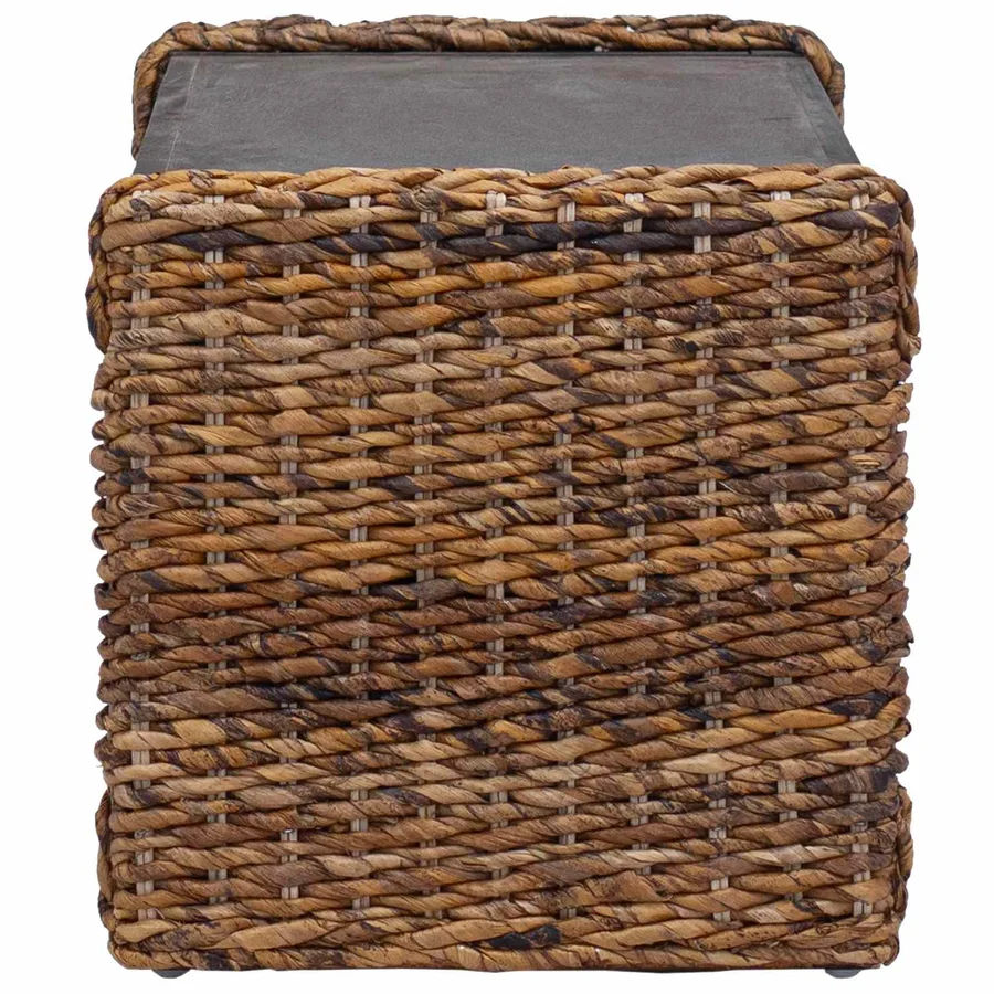 Table basse Naturel 70 x 35 x 35 cm Bois de Mahogany Massif - 5
