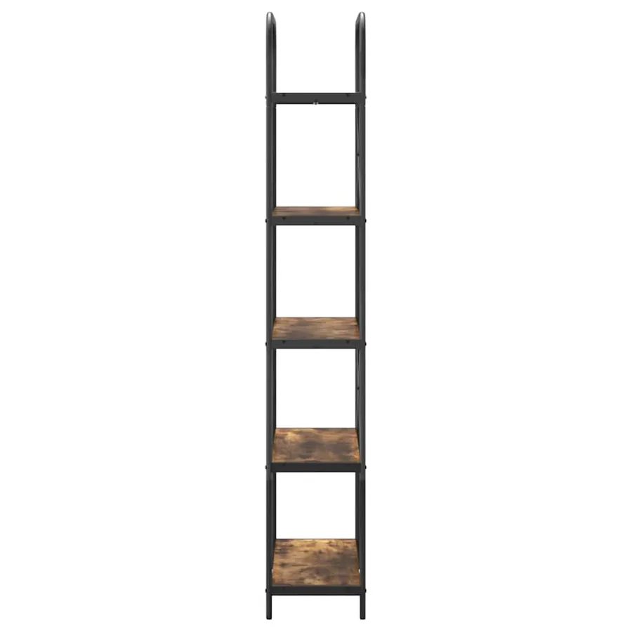 Étagère Chêne fumé 80 x 30 x 183 cm Bois d'ingénierie - 6
