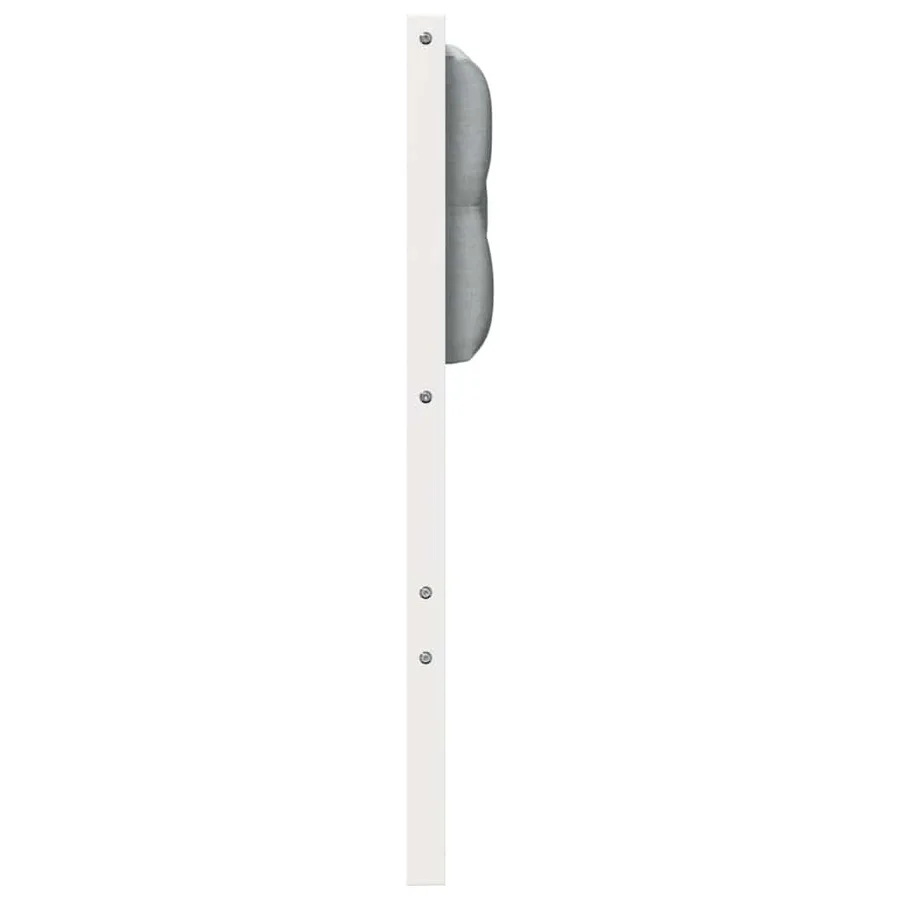 Tête de lit Autre Blanc et gris clair 120 cm Bois massif en pin - 5