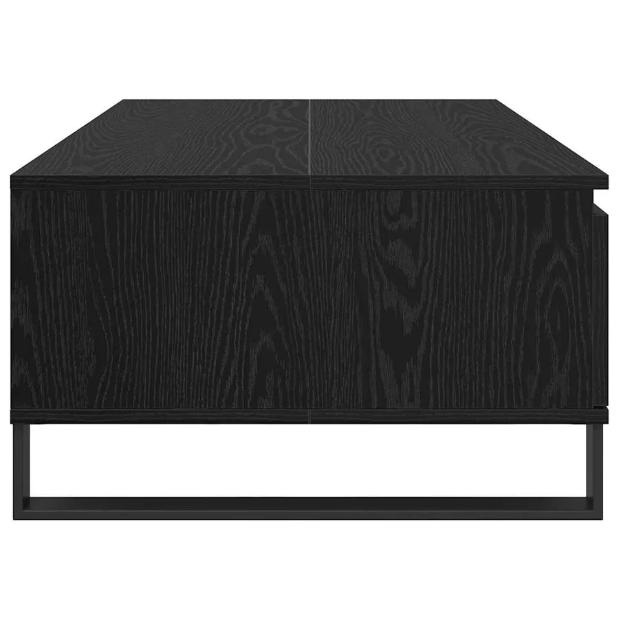 Table basse Chêne noir 90 x 60 x 35 cm Bois d'ingénierie - 7