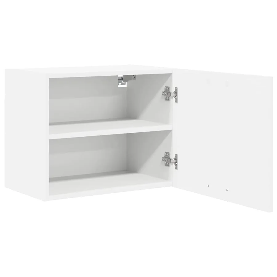 Armoire suspendue 2 pcs Blanc 50 x 31 x 40 cm Bois d'ingénierie - 6