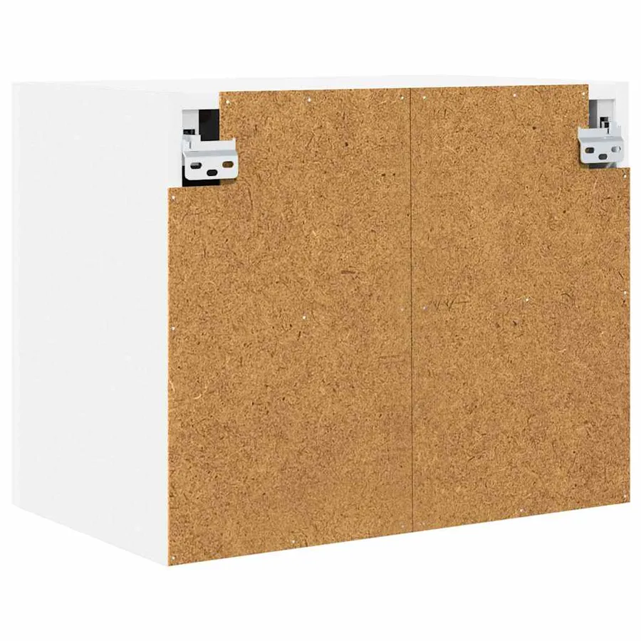 Armoire suspendue 2 pcs Blanc 50 x 31 x 40 cm Bois d'ingénierie - 9