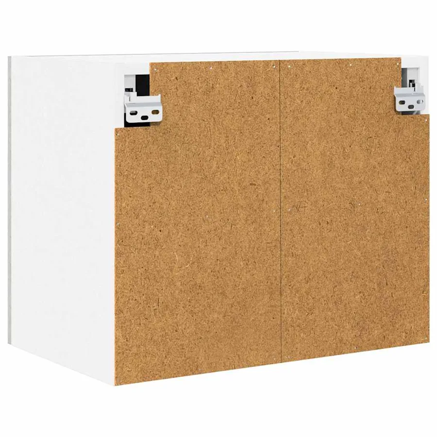 Armoire suspendue 2 pcs Gris béton et Blanc 50 x 31 x 40 cm - 9