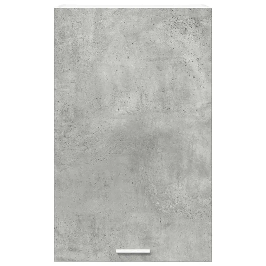 Armoire suspendue Gris béton et Blanc 50 x 31 x 80 cm - 6
