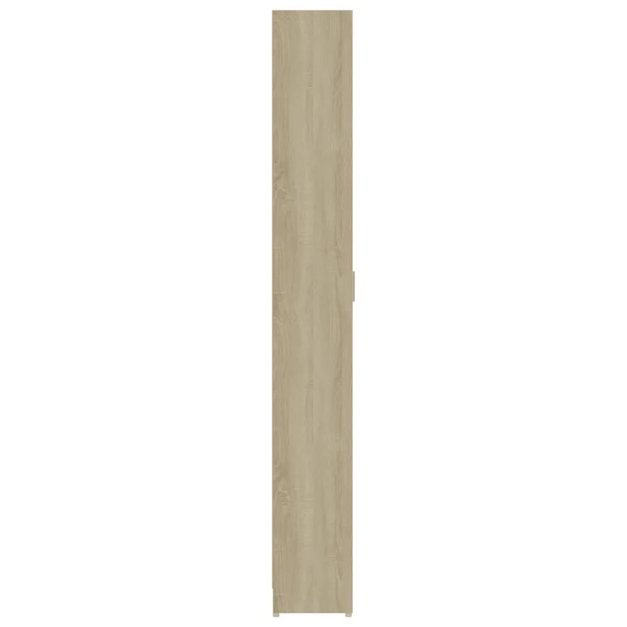 Garde-robe de couloir Chêne sonoma 55x25x189 cm Bois ingénierie - 8