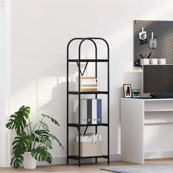 Étagère Chêne noir 40 x 30 x 146 cm Bois d'ingénierie