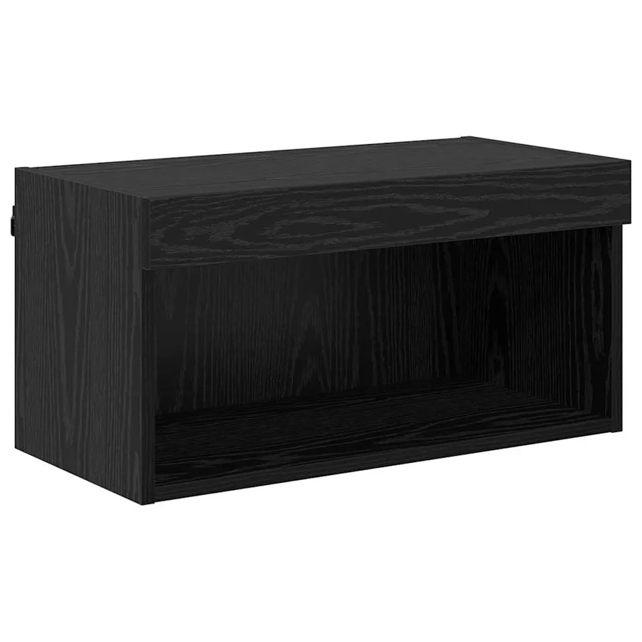 Ensemble meuble TV Chêne noir 60 x 30 x 30 cm Bois d'ingénierie - 2