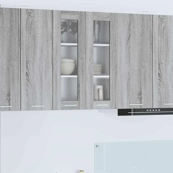 Armoire suspendue Gris Sonoma 60 x 31 x 80 cm Bois d'ingénierie