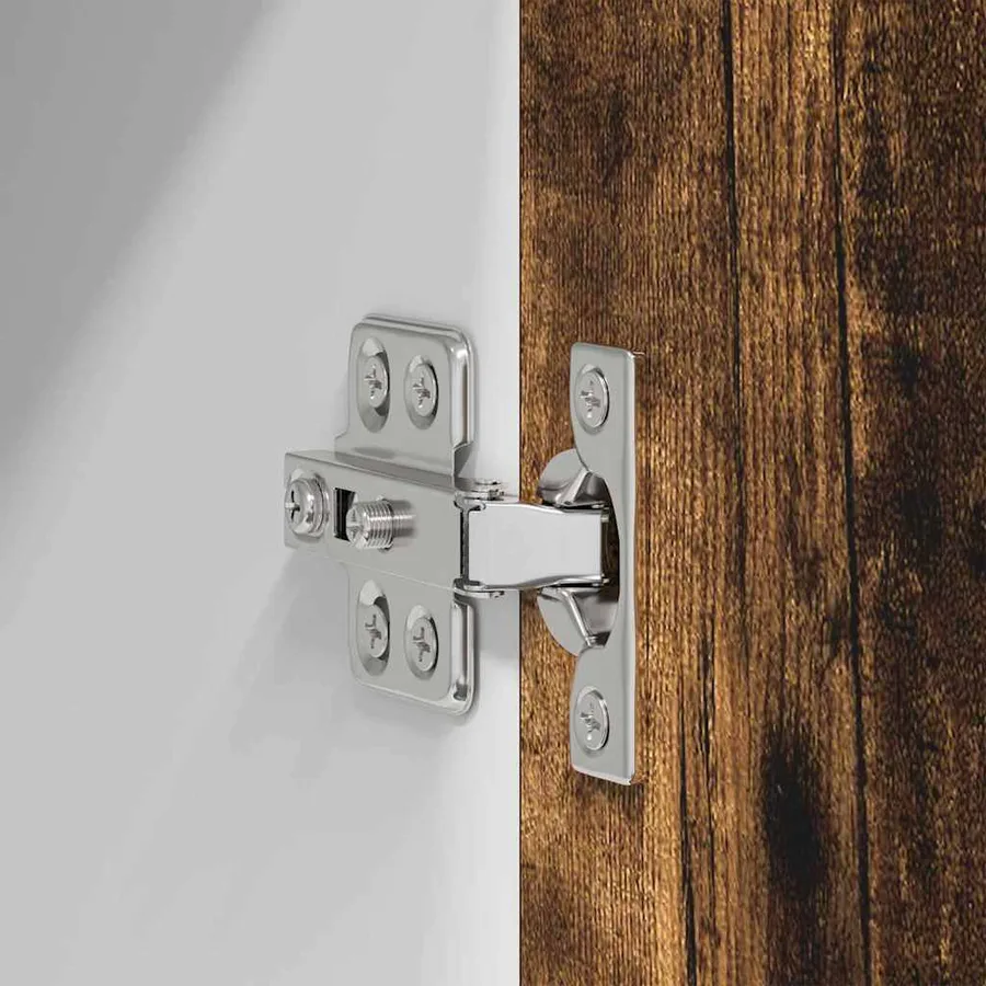 Armoire suspendue 2 pcs Chêne fumé et Blanc 40 x 31 x 40 cm - 10