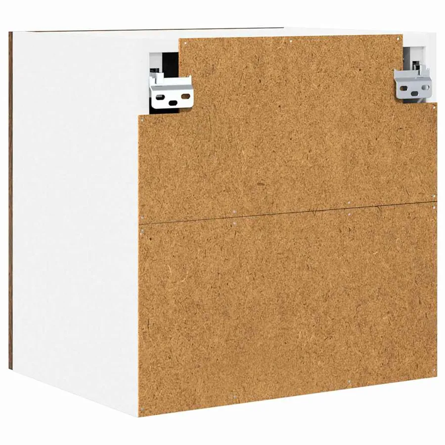 Armoire suspendue 2 pcs Chêne fumé et Blanc 40 x 31 x 40 cm - 9