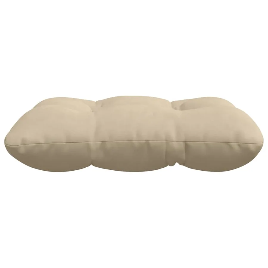 Coussins de siège 4 pcs Crème 40 x 40 cm Tissu en microfibre - 6