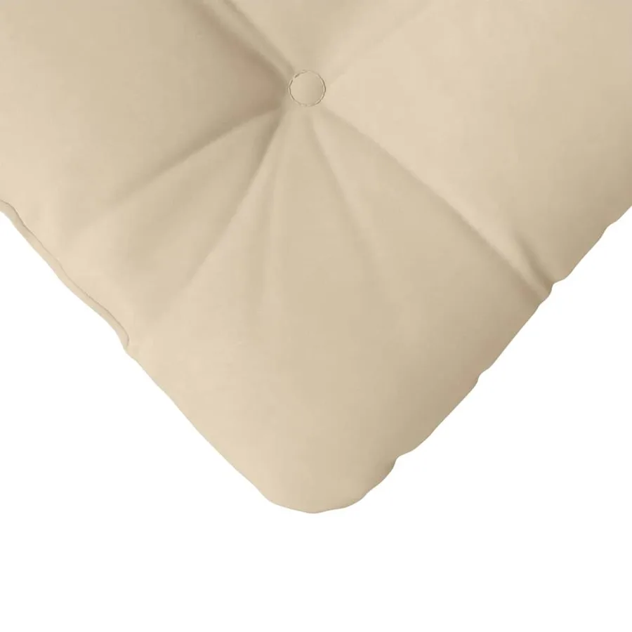 Coussins de siège 4 pcs Crème 40 x 40 cm Tissu en microfibre - 9