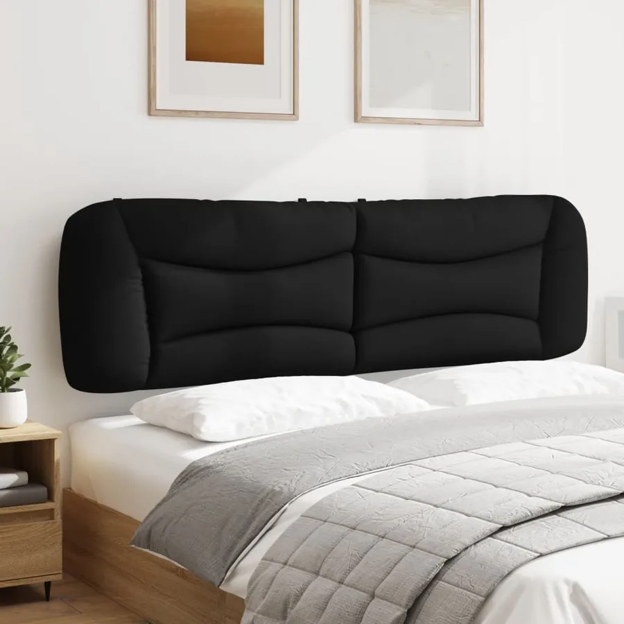 Coussin de tête de lit Hvar noir 193 cm similicuir - 3