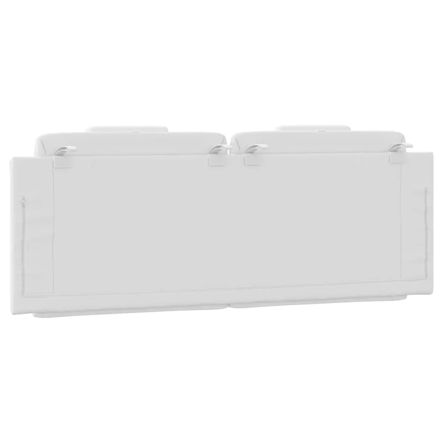 Coussin de tête de lit Viana blanc 152 cm similicuir - 7