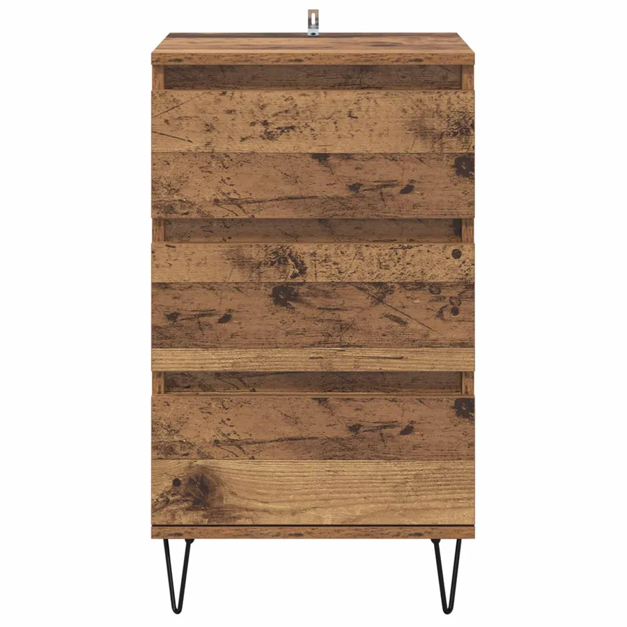 Buffet Bois Ancien 40 x 35 x 70 cm Bois d'ingénierie et fer - 6