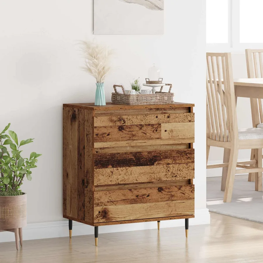 Buffet Bois Ancien 60 x 35 x 70 cm Bois d'ingénierie