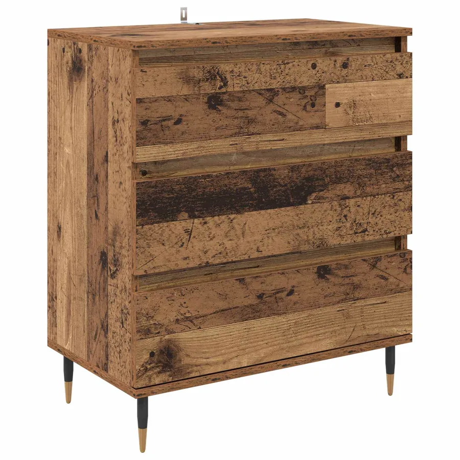 Buffet Bois Ancien 60 x 35 x 70 cm Bois d'ingénierie - 2
