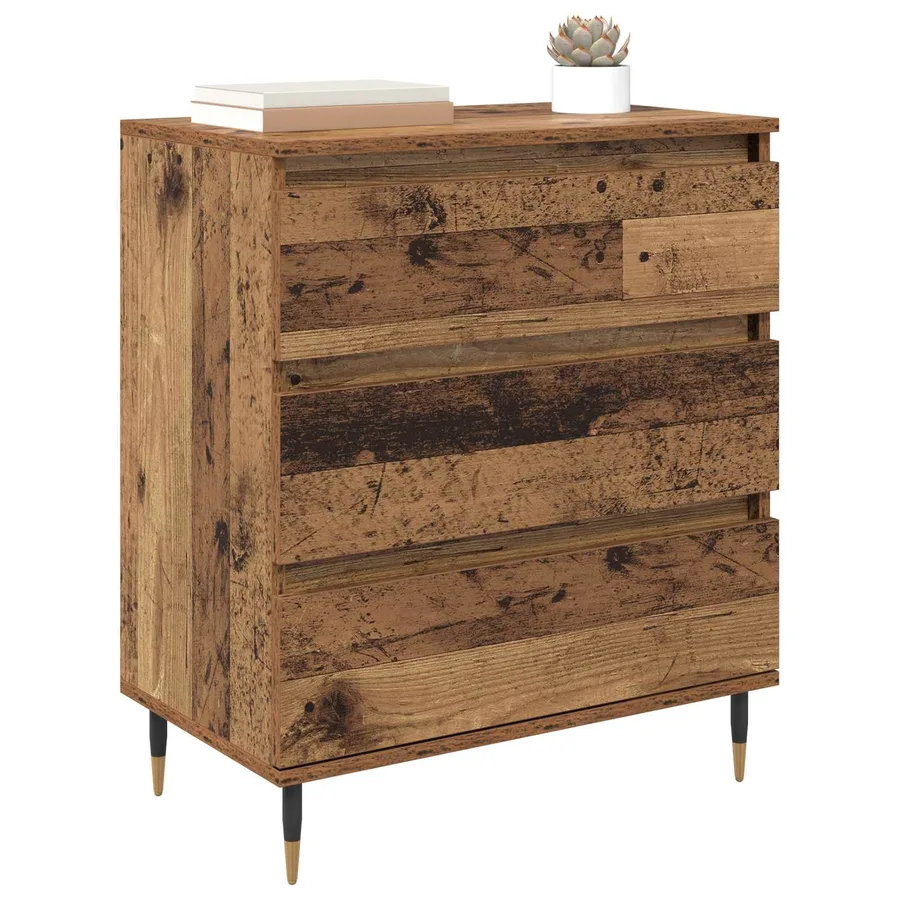Buffet Bois Ancien 60 x 35 x 70 cm Bois d'ingénierie - 3