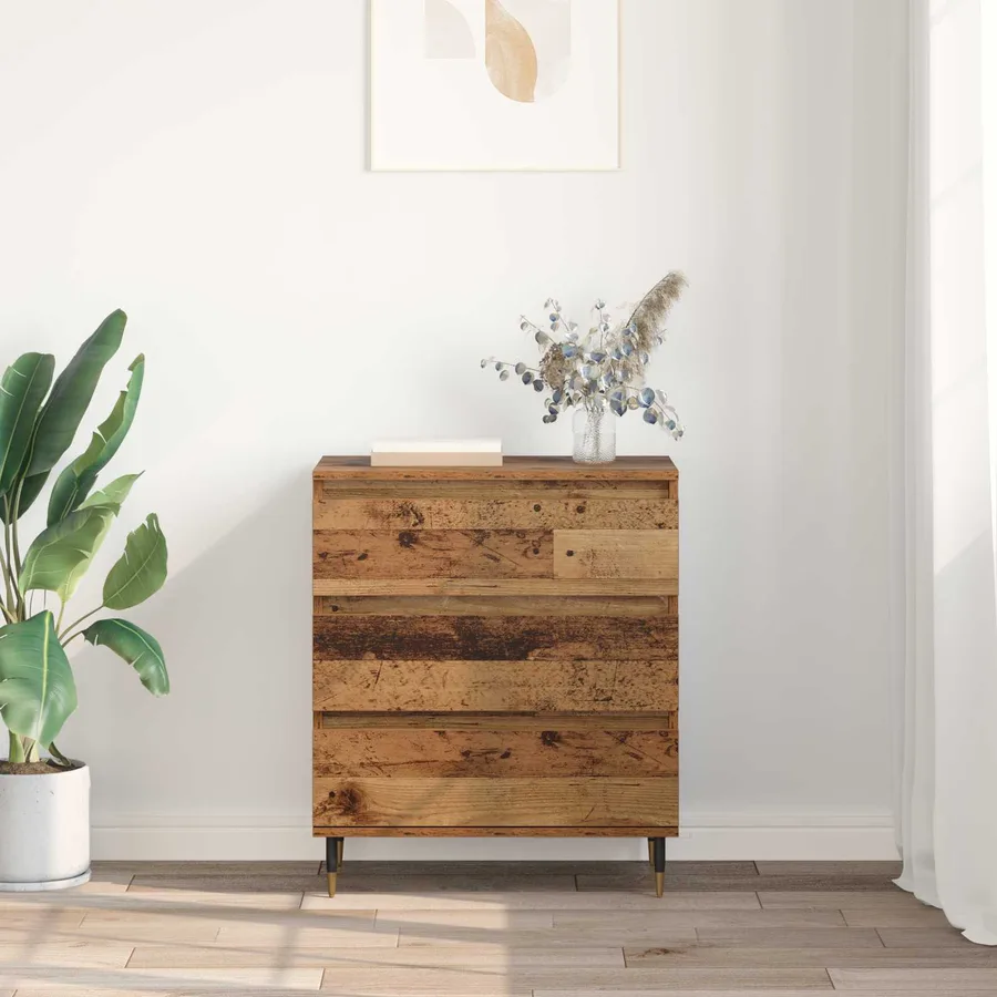 Buffet Bois Ancien 60 x 35 x 70 cm Bois d'ingénierie - 4