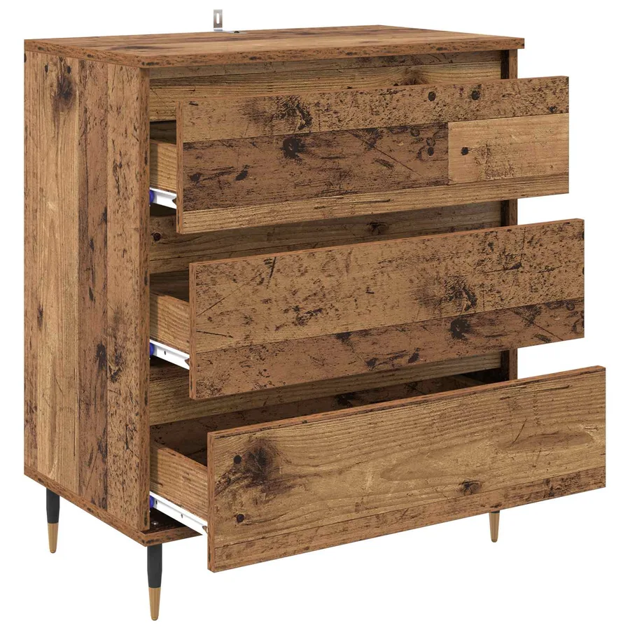 Buffet Bois Ancien 60 x 35 x 70 cm Bois d'ingénierie - 5