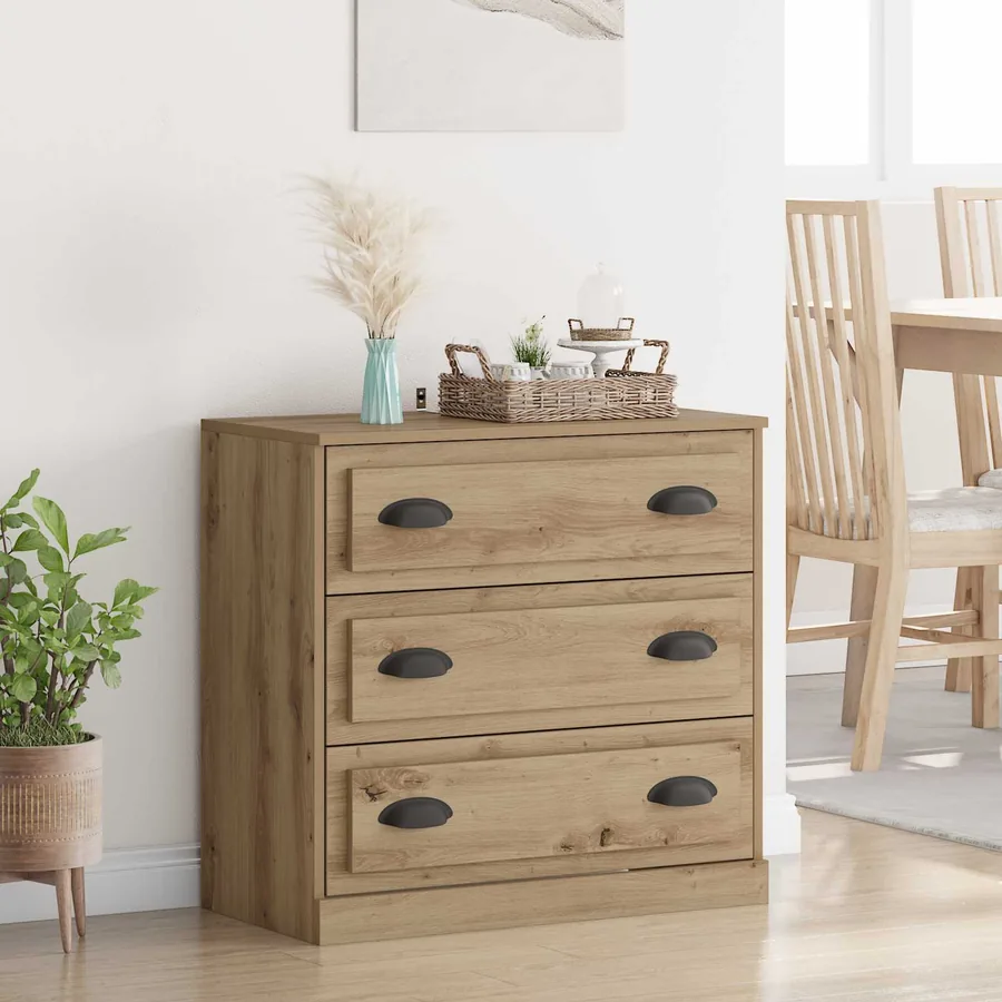 Buffet Chêne artisanal 70 x 35,5 x 67,5 cm Bois d'ingénierie