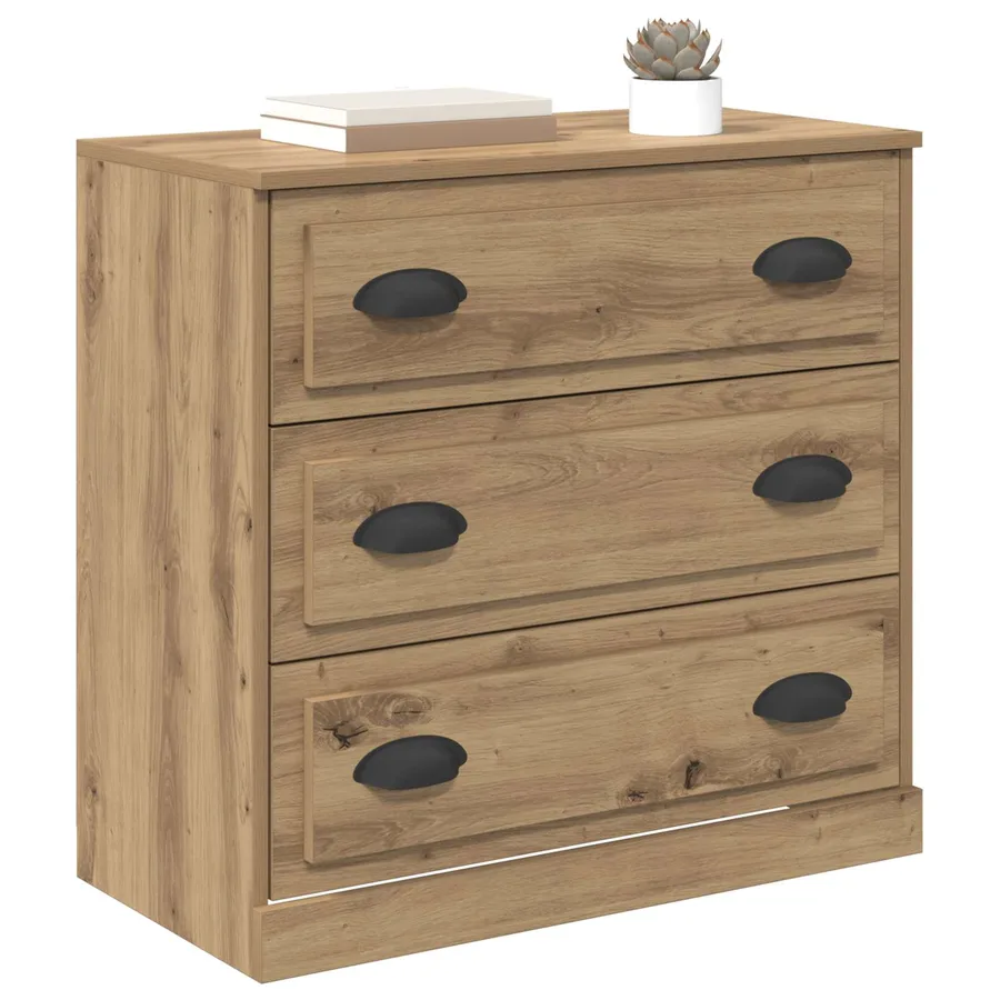 Buffet Chêne artisanal 70 x 35,5 x 67,5 cm Bois d'ingénierie - 3