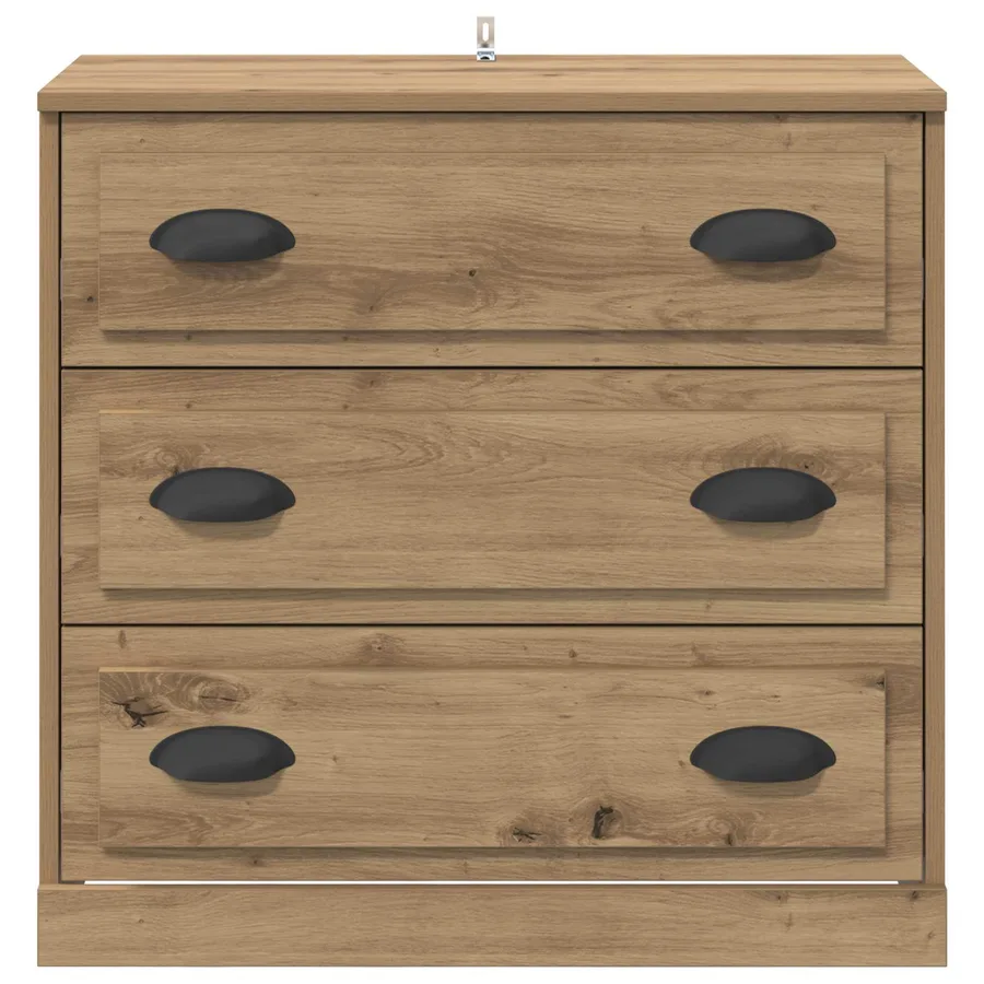 Buffet Chêne artisanal 70 x 35,5 x 67,5 cm Bois d'ingénierie - 6