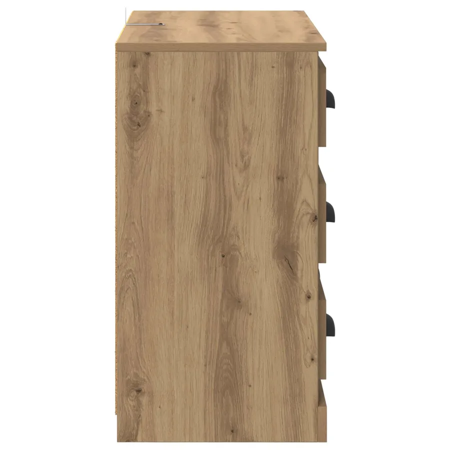 Buffet Chêne artisanal 70 x 35,5 x 67,5 cm Bois d'ingénierie - 7