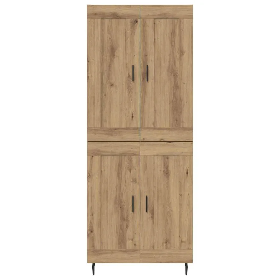 Haut Armoire 2 pcs Chêne artisanal 69,5 x 34 x 180 cm - 6