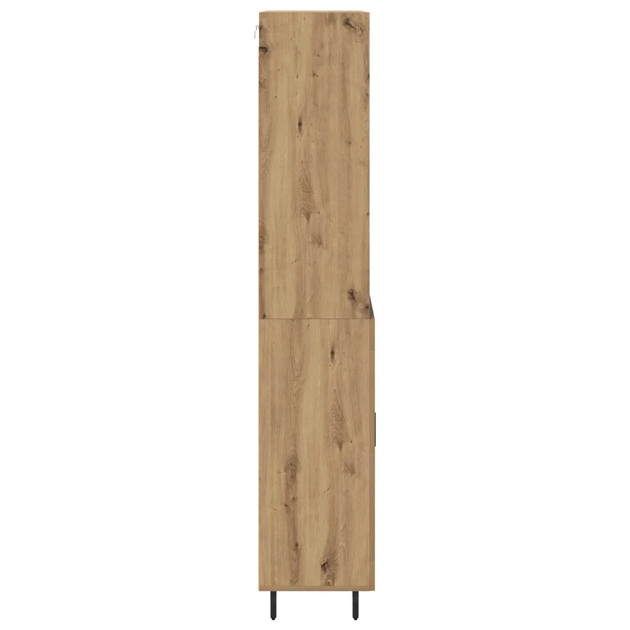 Haut Armoire 2 pcs Chêne artisanal 69,5 x 32,5 x 180 cm - 9