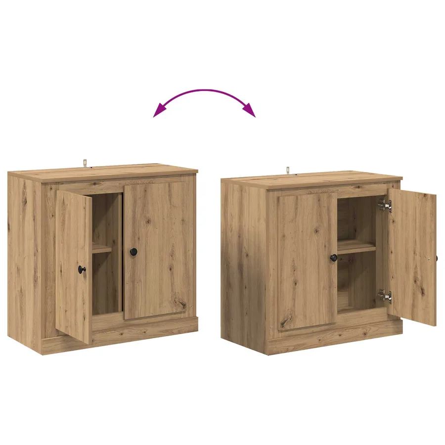 Buffets 3 pcs Chêne artisanal 210 x 35,5 x 67,5 cm - 12