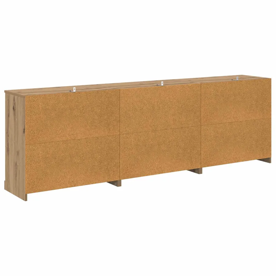 Buffets 3 pcs Chêne artisanal 210 x 35,5 x 67,5 cm - 9
