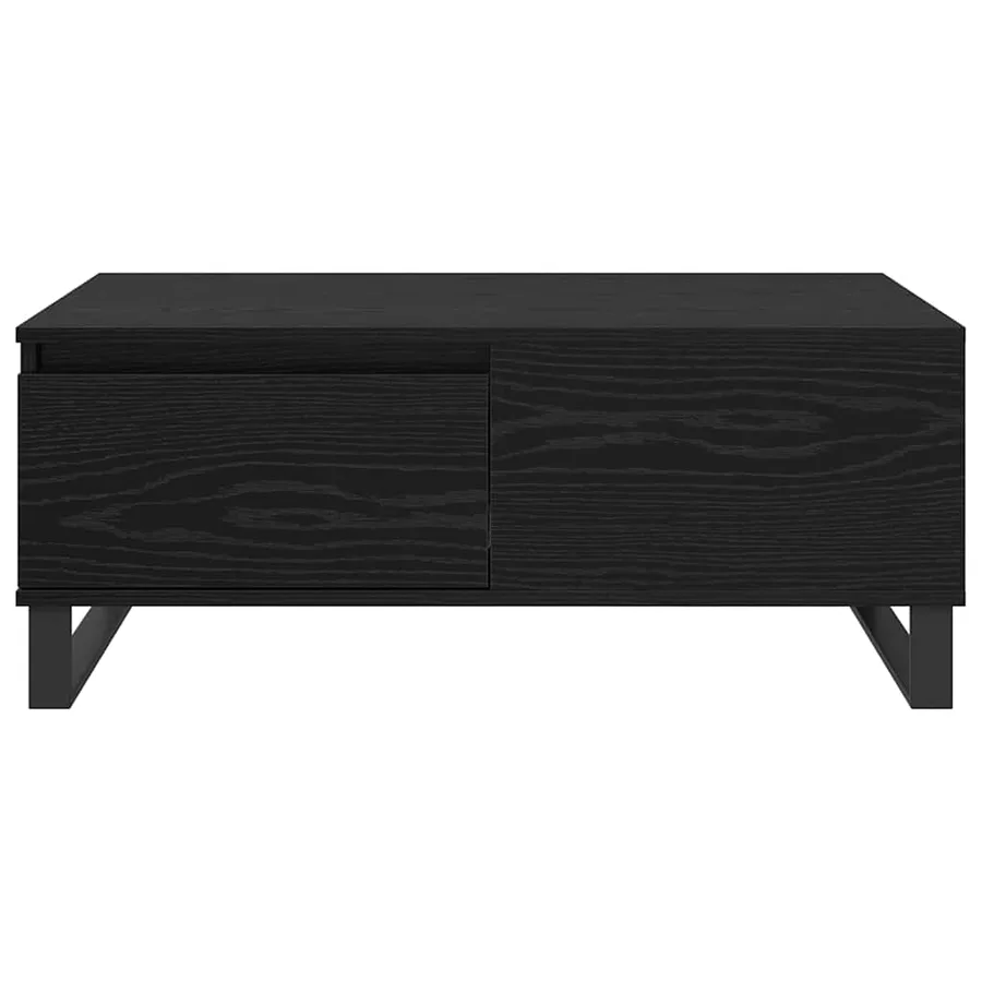 Table basse Chêne noir 90 x 50 x 36,5 cm Bois d'ingénierie - 6