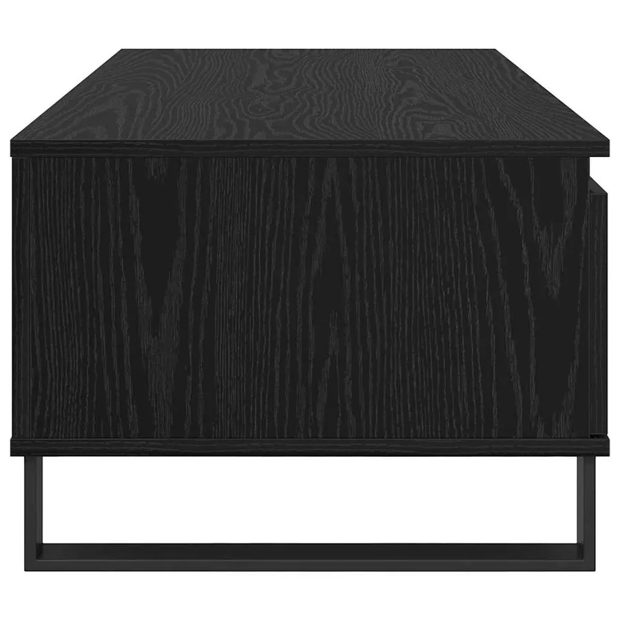 Table basse Chêne noir 90 x 50 x 36,5 cm Bois d'ingénierie - 7