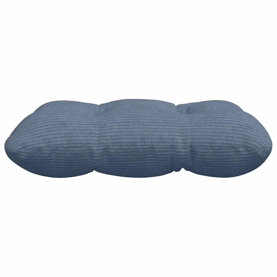 Coussins de siège 4 pcs Bleu 40 x 40 cm Tissu en velours côtelé - 6