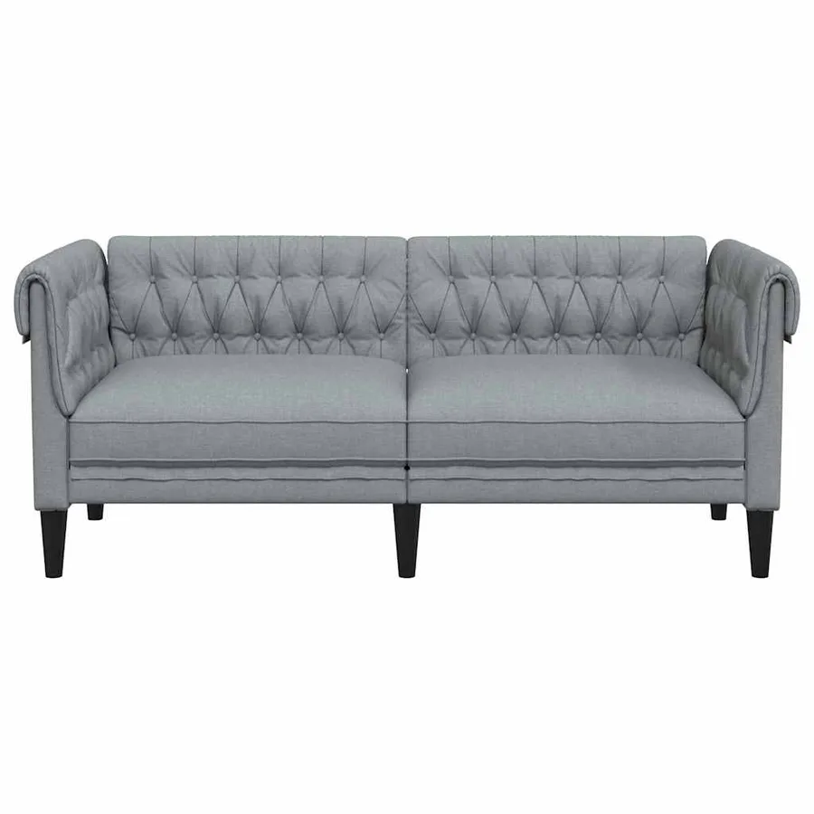 Canapé Gris clair 182,5 x 74,5 x 74,5 cm Polyester - 4