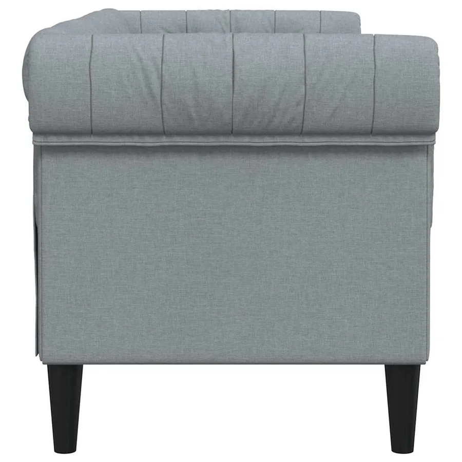 Canapé Gris clair 182,5 x 74,5 x 74,5 cm Polyester - 5