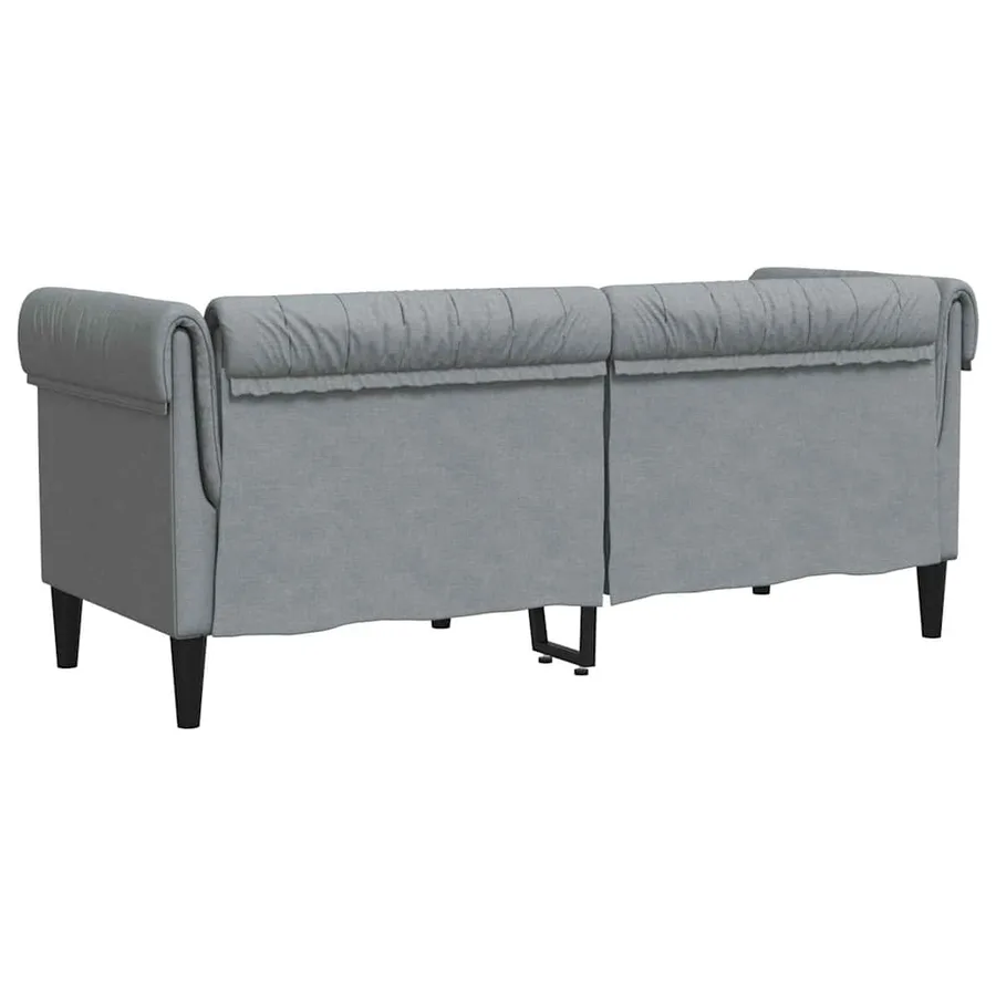 Canapé Gris clair 182,5 x 74,5 x 74,5 cm Polyester - 6