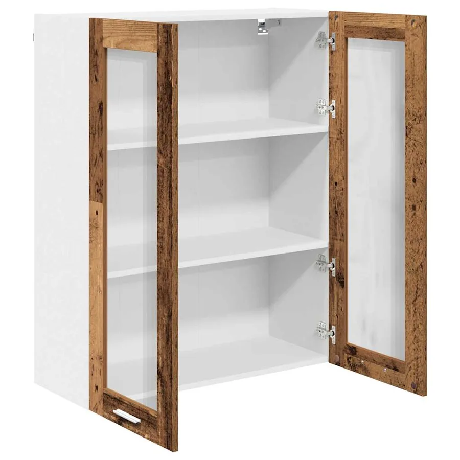 Armoire suspendue avec stockage Bois ancien 80 x 31 x 100 cm - 5