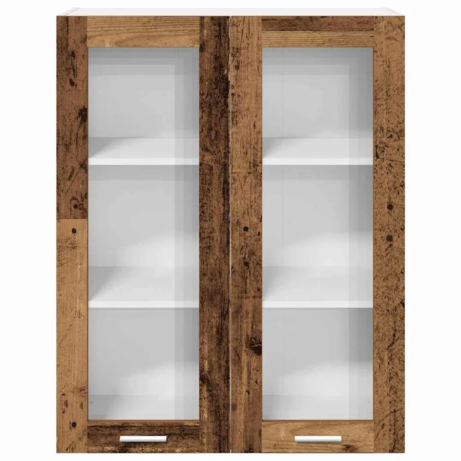 Armoire suspendue avec stockage Bois ancien 80 x 31 x 100 cm - 6