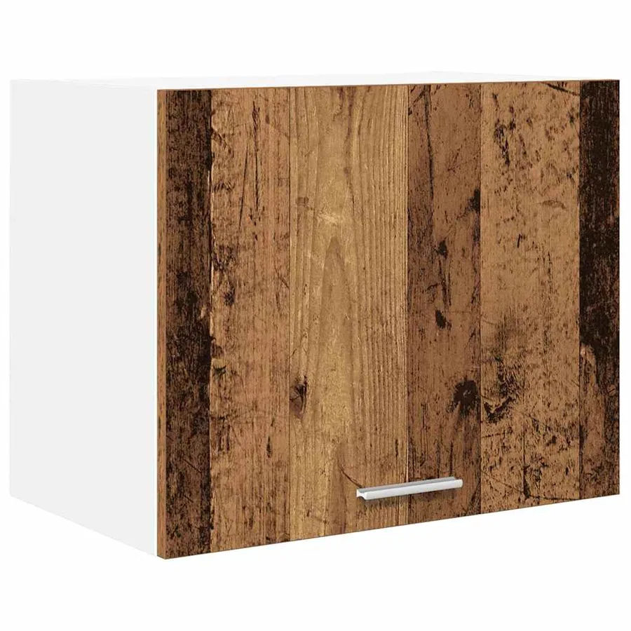 Armoire suspendue Bois ancien et Blanc 50 x 31 x 40 cm - 2