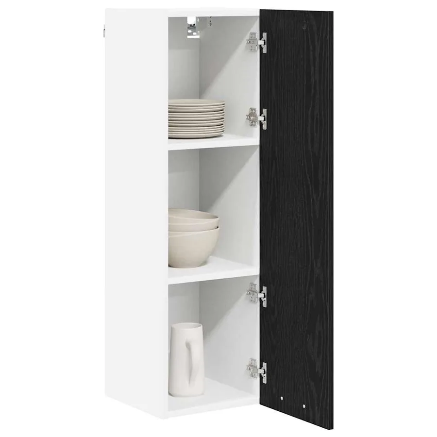Armoire suspendue Chêne noir 30 x 31 x 100 cm Bois d'ingénierie - 3
