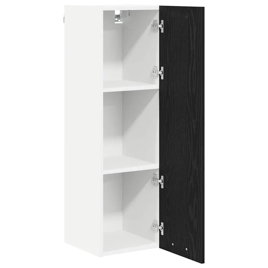 Armoire suspendue Chêne noir 30 x 31 x 100 cm Bois d'ingénierie - 5