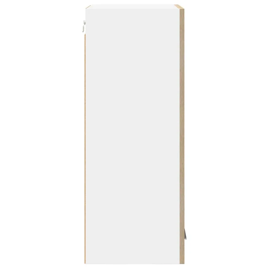 Armoire suspendue Chêne Sonoma et Blanc 40 x 31 x 80 cm - 7
