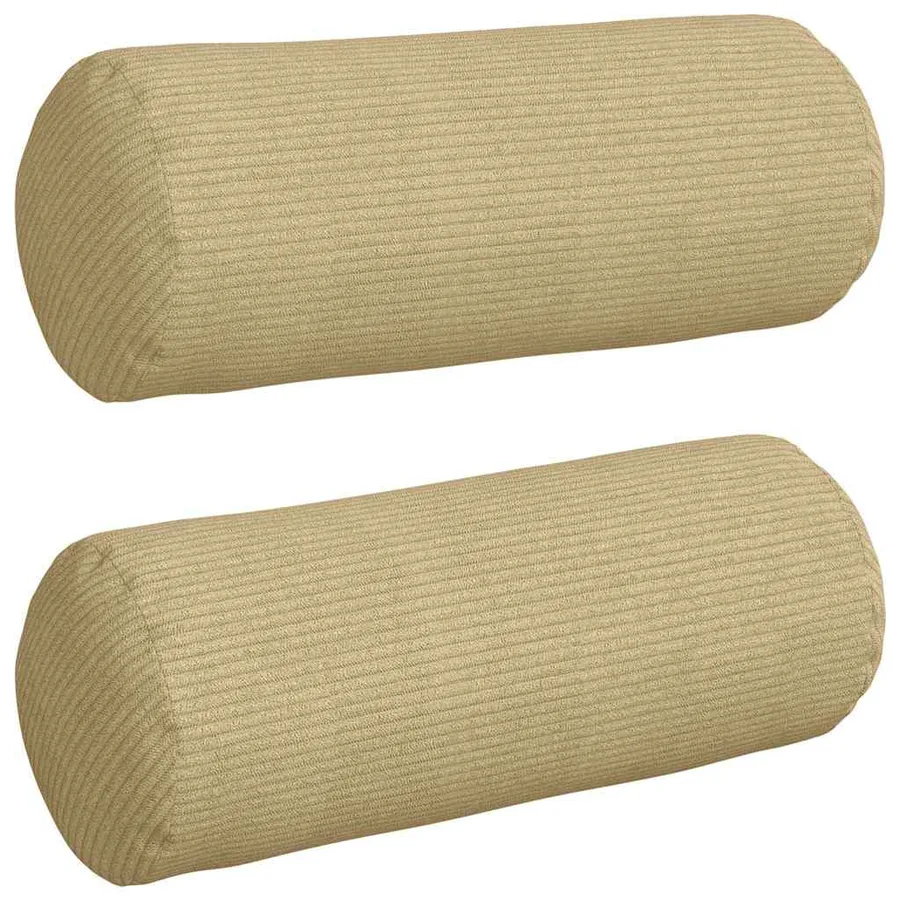 Coussins d'accent 2 pcs Vert gris Ø 15 x 40 cm - 2